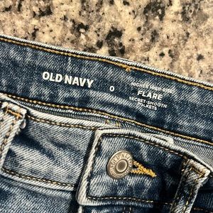 Old Navy Higher High Rise Flare sz 0 jeans